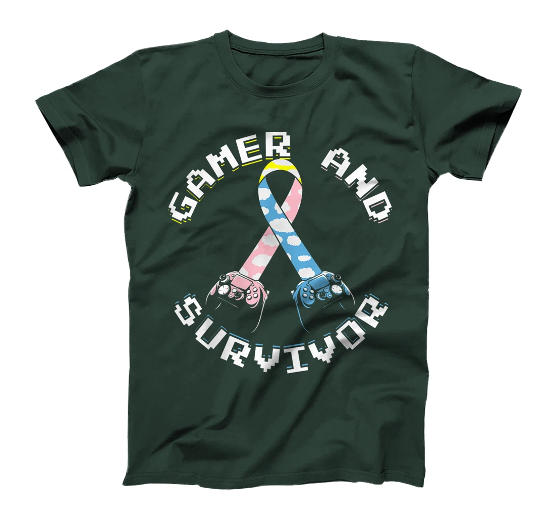 CDH Cancer Awareness Gamer And Survivor T-Shirt, Women T-Shirt