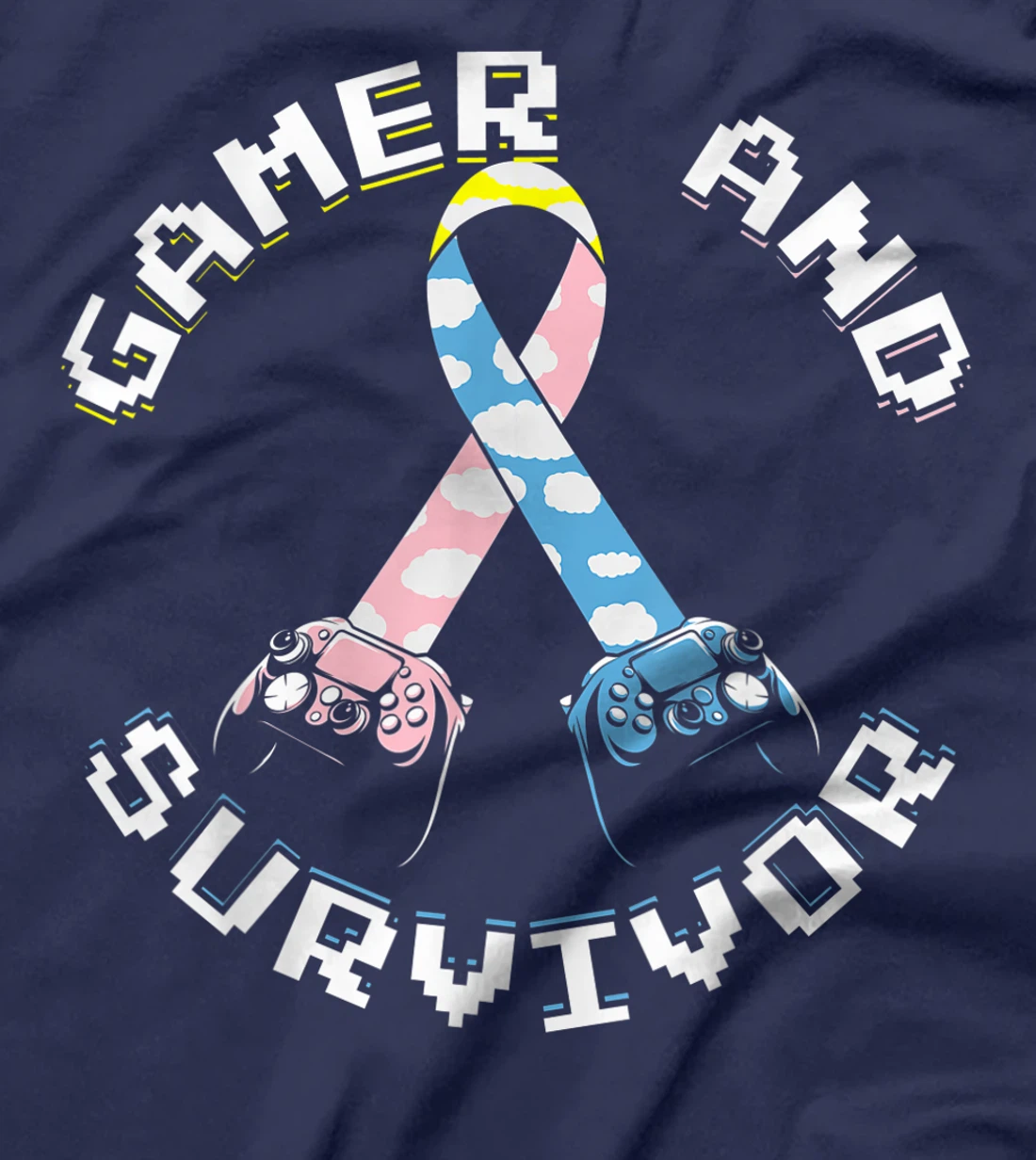 CDH Cancer Awareness Gamer And Survivor T-Shirt, Women T-Shirt