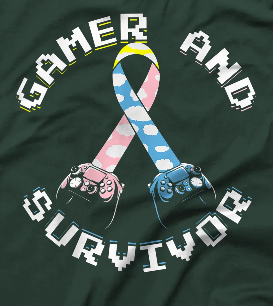 CDH Cancer Awareness Gamer And Survivor T-Shirt, Women T-Shirt