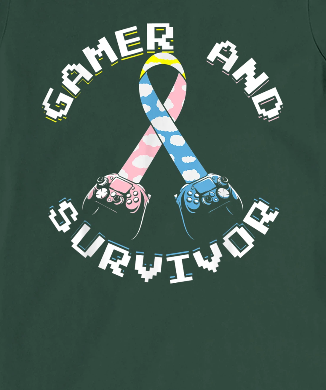 CDH Cancer Awareness Gamer And Survivor T-Shirt, Women T-Shirt