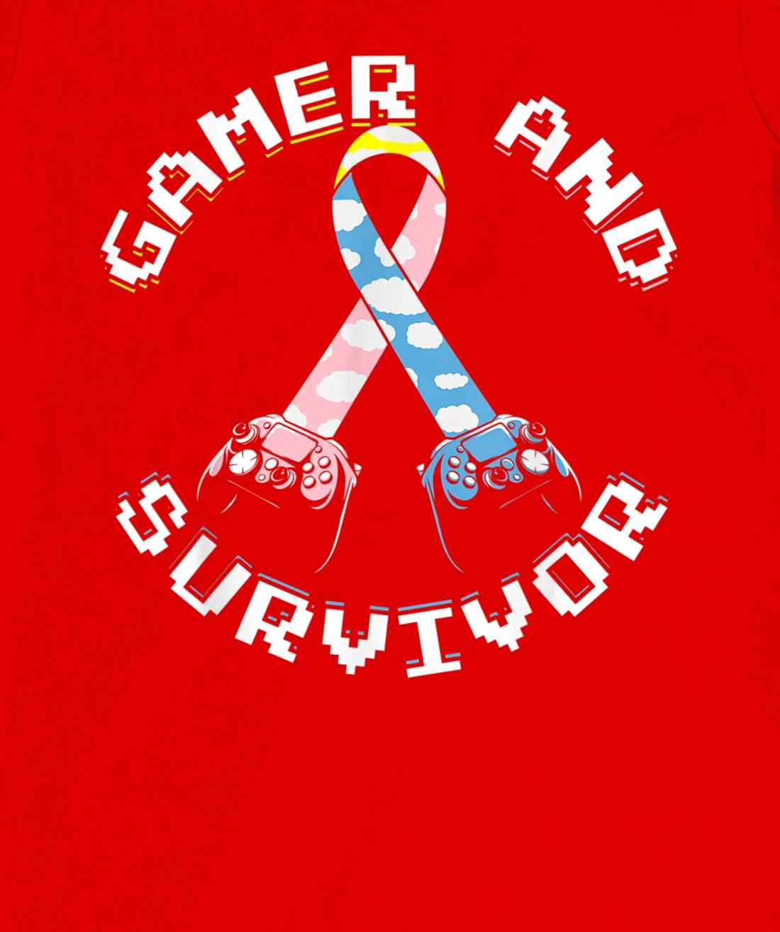 CDH Cancer Awareness Gamer And Survivor T-Shirt, Women T-Shirt