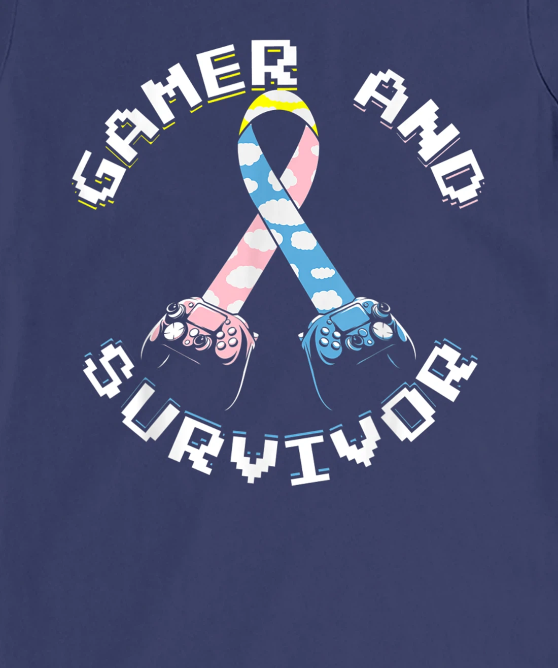 CDH Cancer Awareness Gamer And Survivor T-Shirt, Women T-Shirt