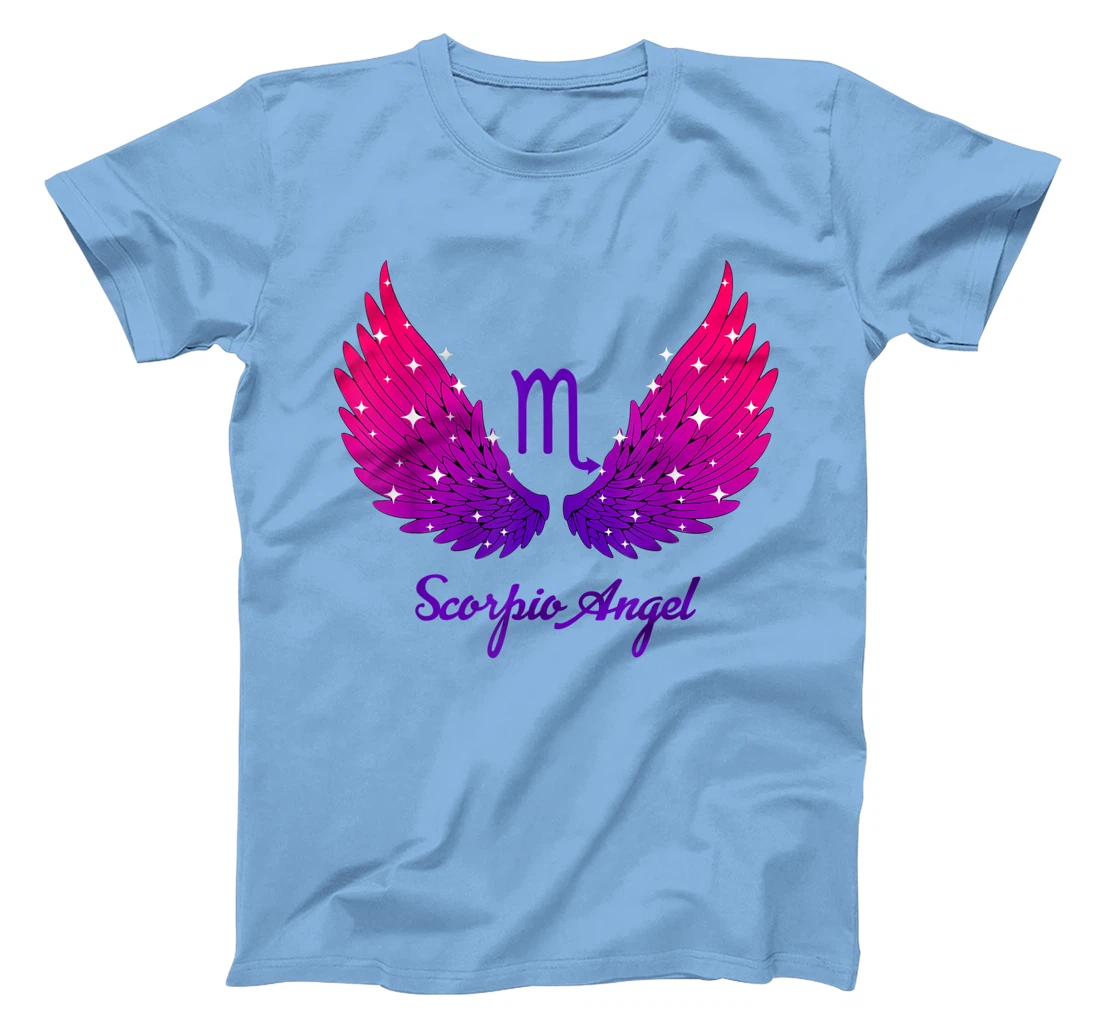 Scorpio Angel Zodiac Sign with Angel Wings Scorpio for Women T-Shirt, Women T-Shirt