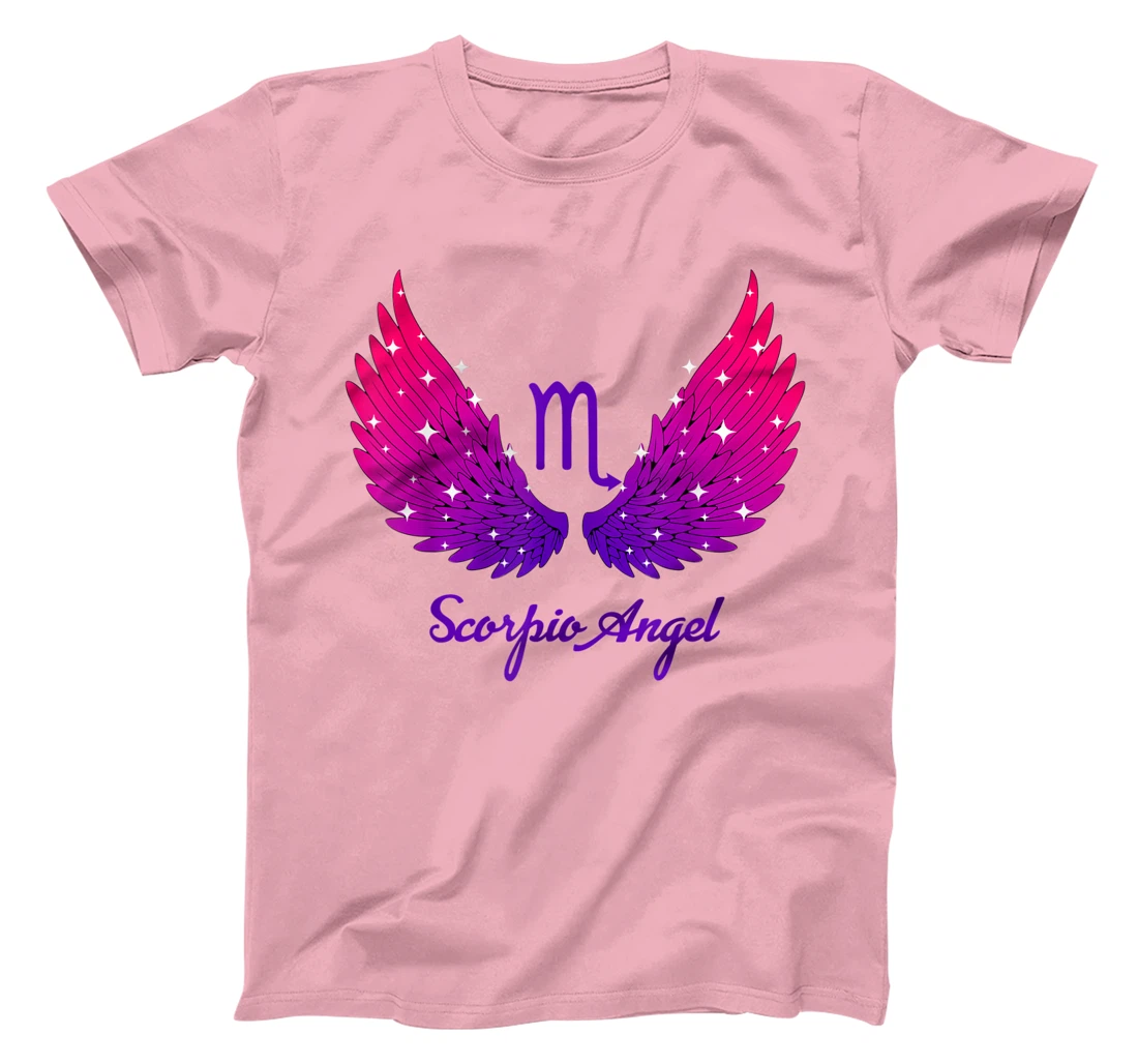 Scorpio Angel Zodiac Sign with Angel Wings Scorpio for Women T-Shirt, Women T-Shirt