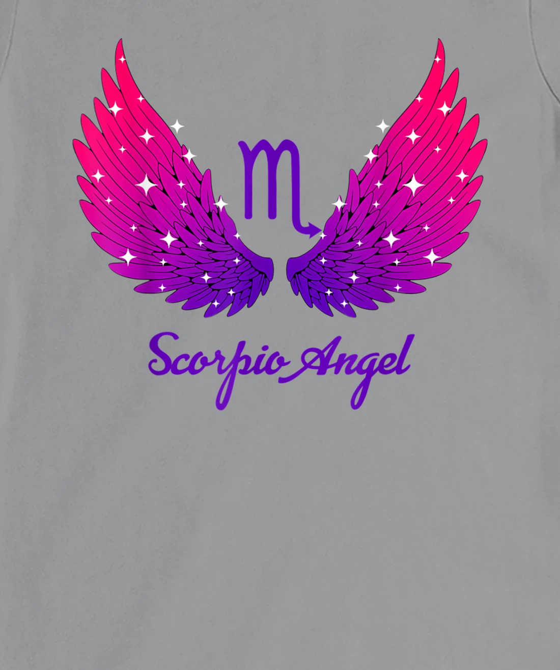 Scorpio Angel Zodiac Sign with Angel Wings Scorpio for Women T-Shirt, Women T-Shirt