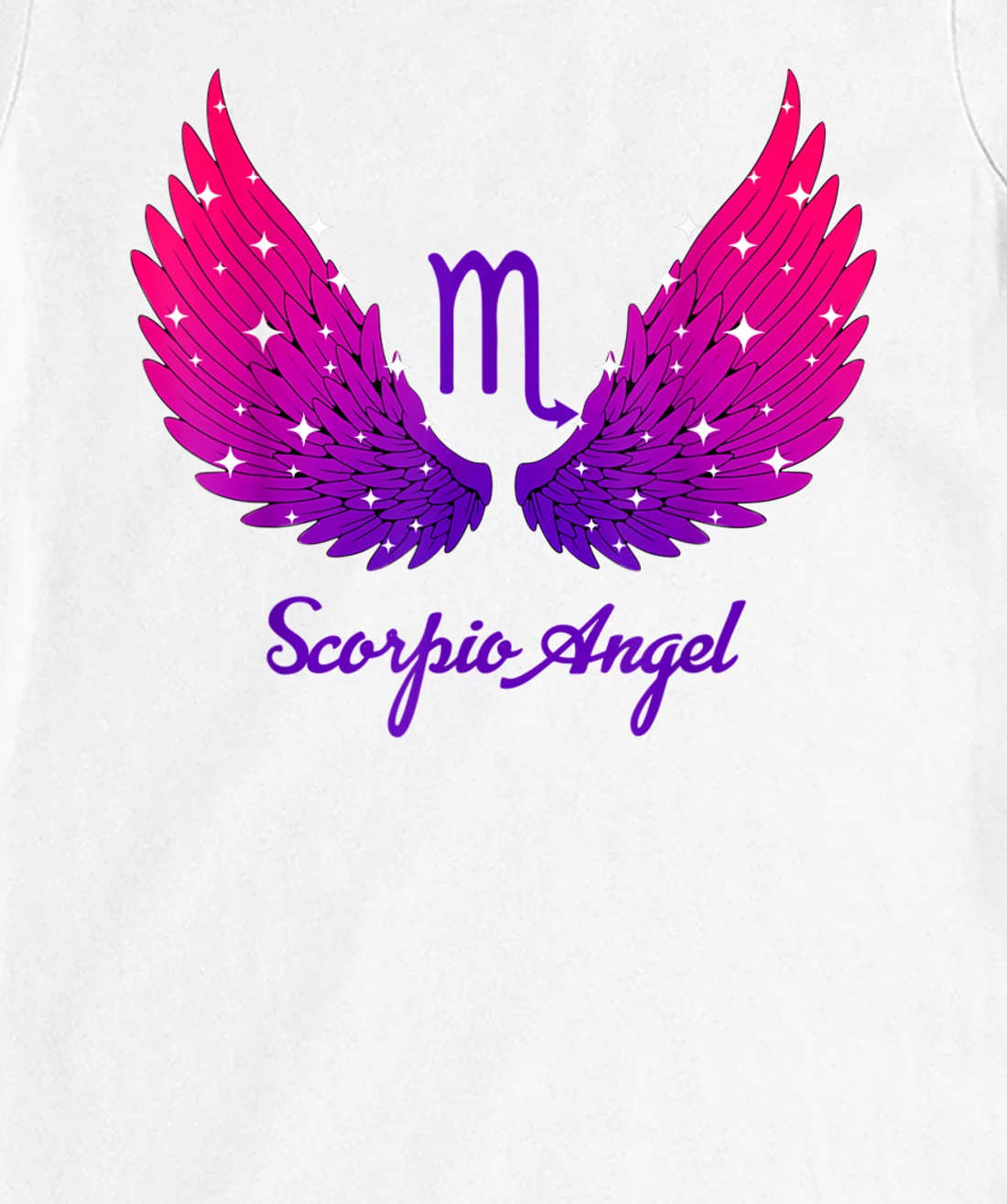Scorpio Angel Zodiac Sign with Angel Wings Scorpio for Women T-Shirt, Women T-Shirt