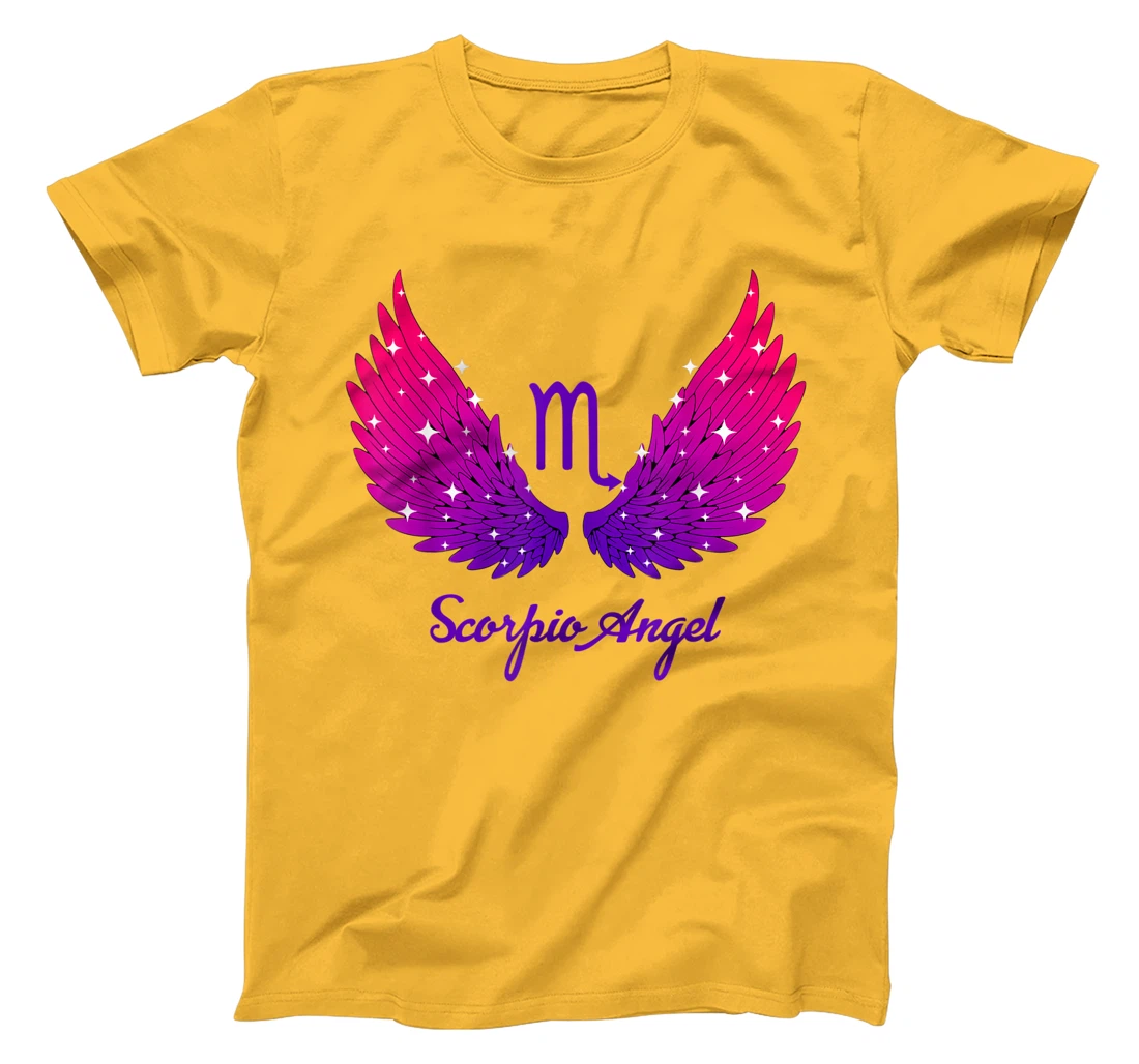 Scorpio Angel Zodiac Sign with Angel Wings Scorpio for Women T-Shirt, Women T-Shirt
