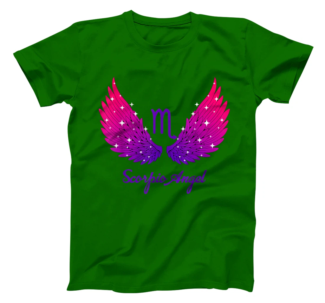 Scorpio Angel Zodiac Sign with Angel Wings Scorpio for Women T-Shirt, Women T-Shirt