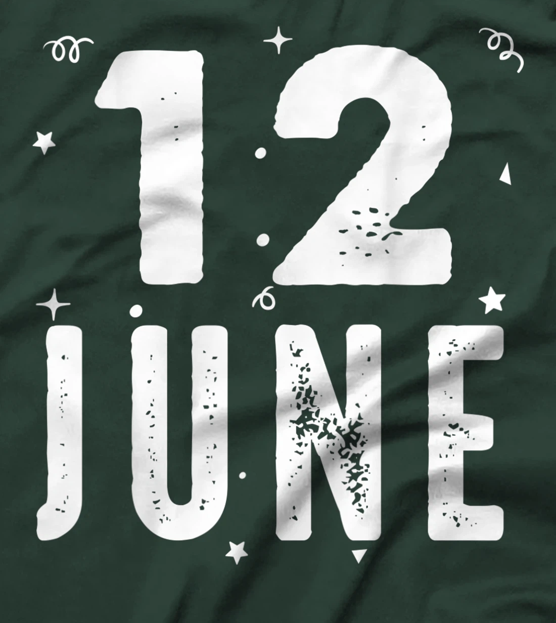 12 June Anniversary Party Special Occasions for Today T-Shirt, Kid T-Shirt and Women T-Shirt
