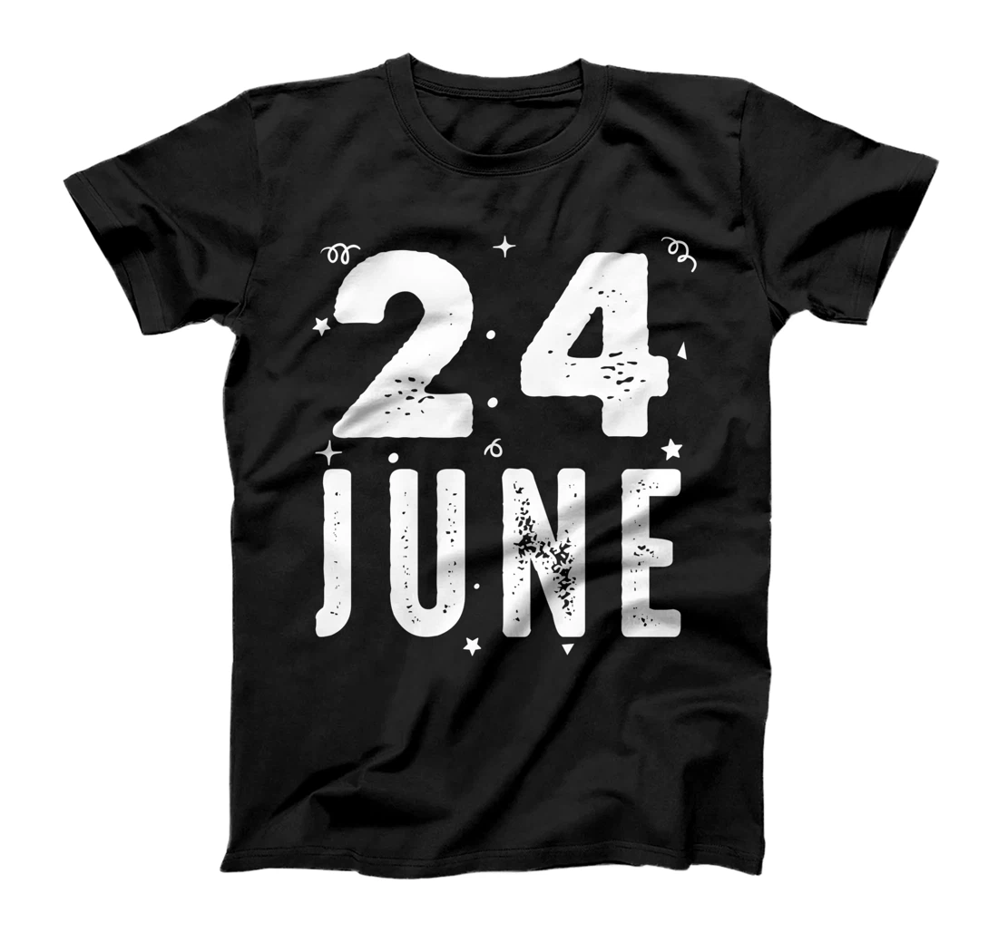 24 June Anniversary Party Special Occasions for Today T-Shirt