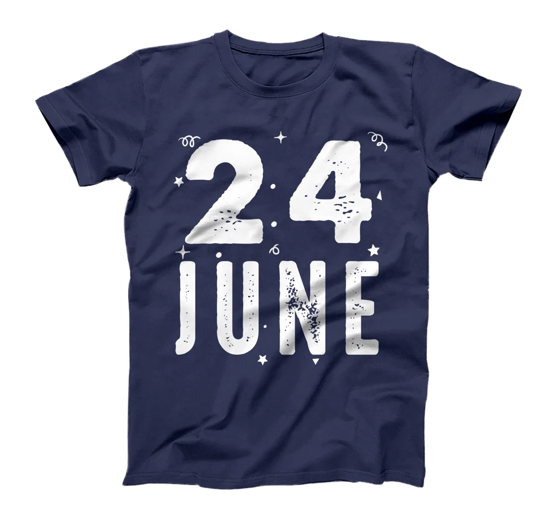 24 June Anniversary Party Special Occasions for Today T-Shirt
