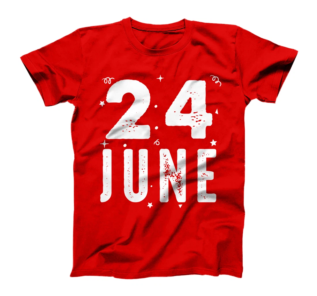 24 June Anniversary Party Special Occasions for Today T-Shirt