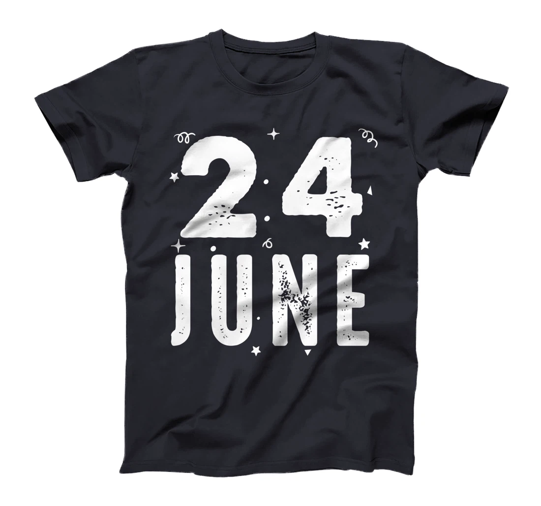 24 June Anniversary Party Special Occasions for Today T-Shirt