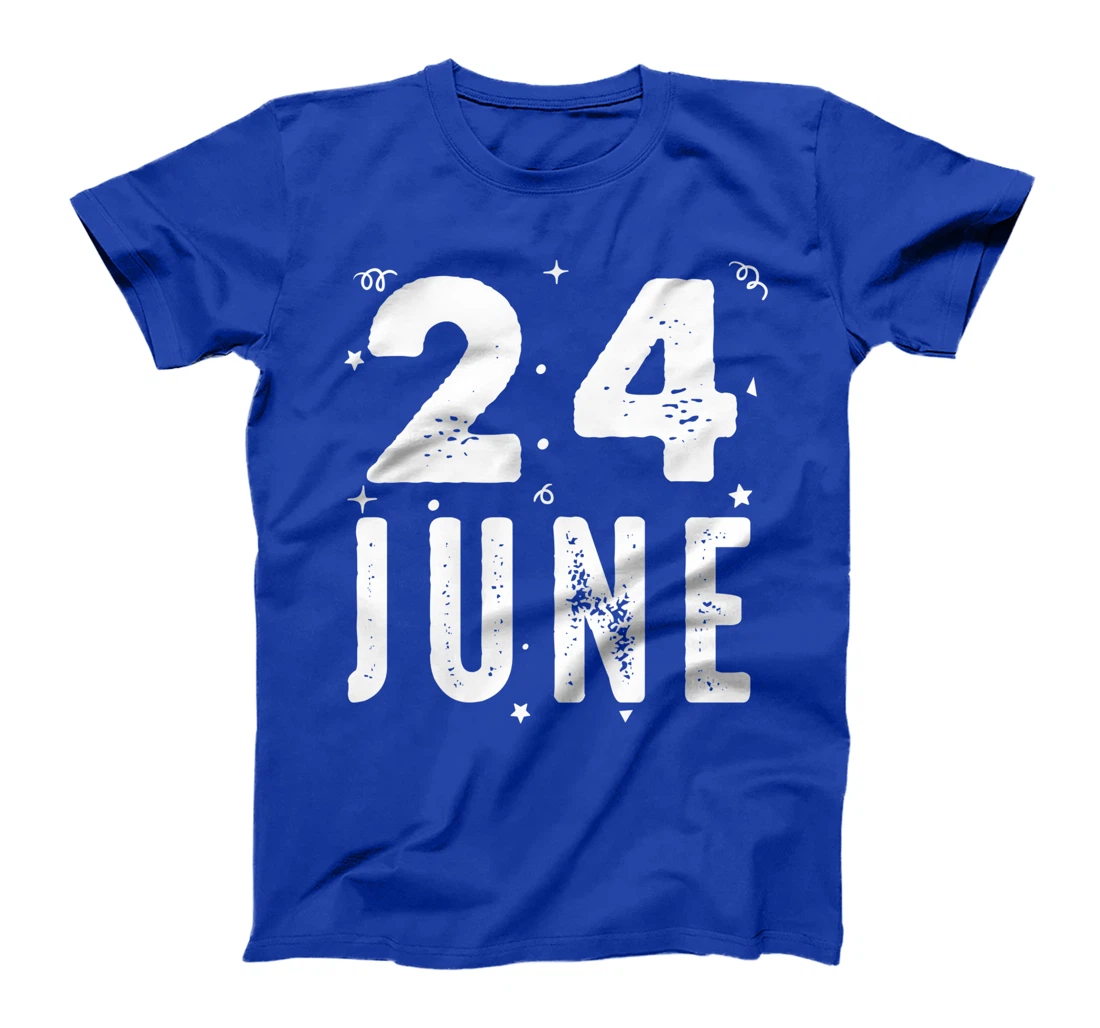 24 June Anniversary Party Special Occasions for Today T-Shirt