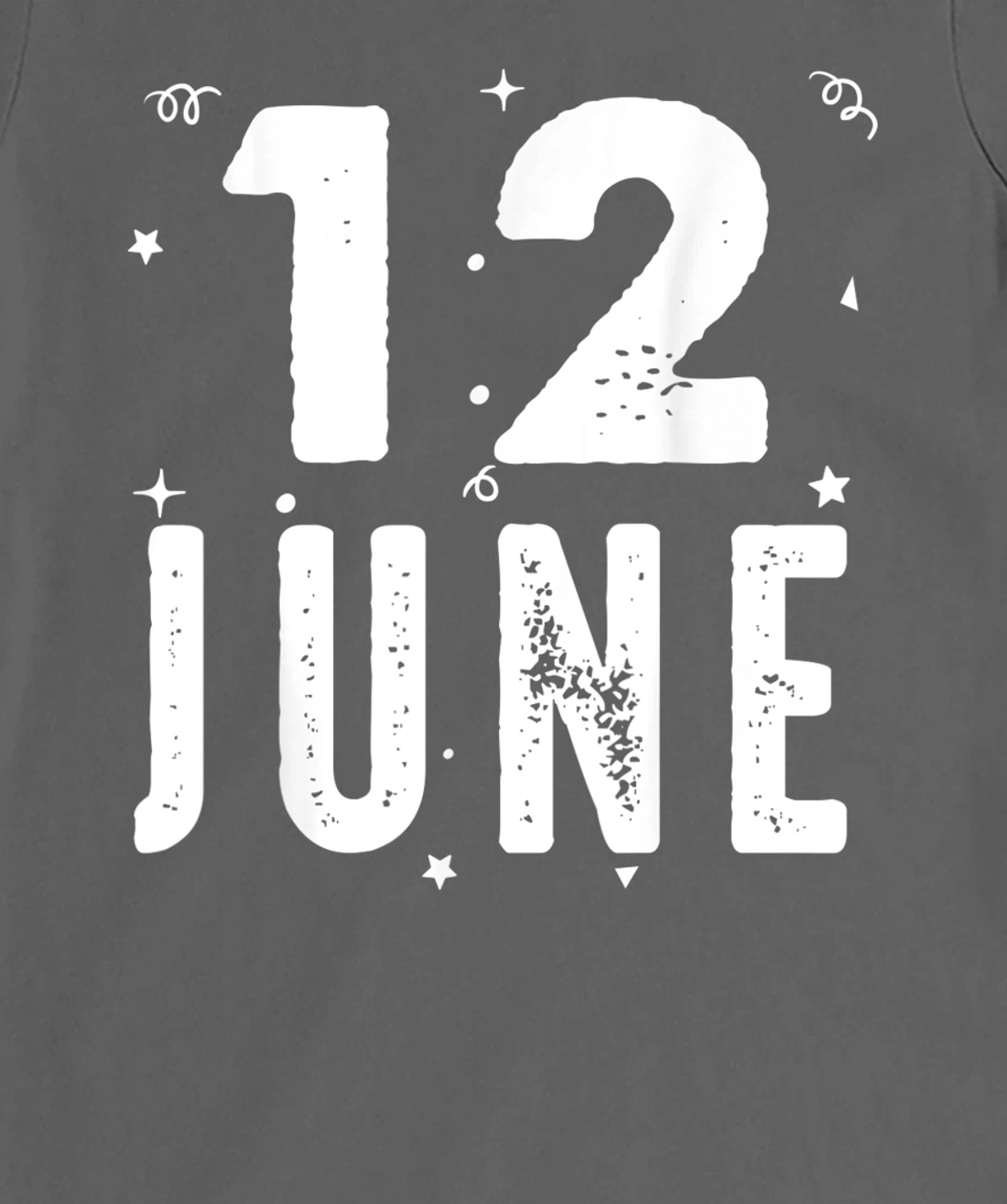 12 June Anniversary Party Special Occasions for Today T-Shirt, Kid T-Shirt and Women T-Shirt