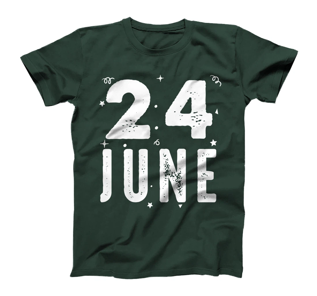 24 June Anniversary Party Special Occasions for Today T-Shirt