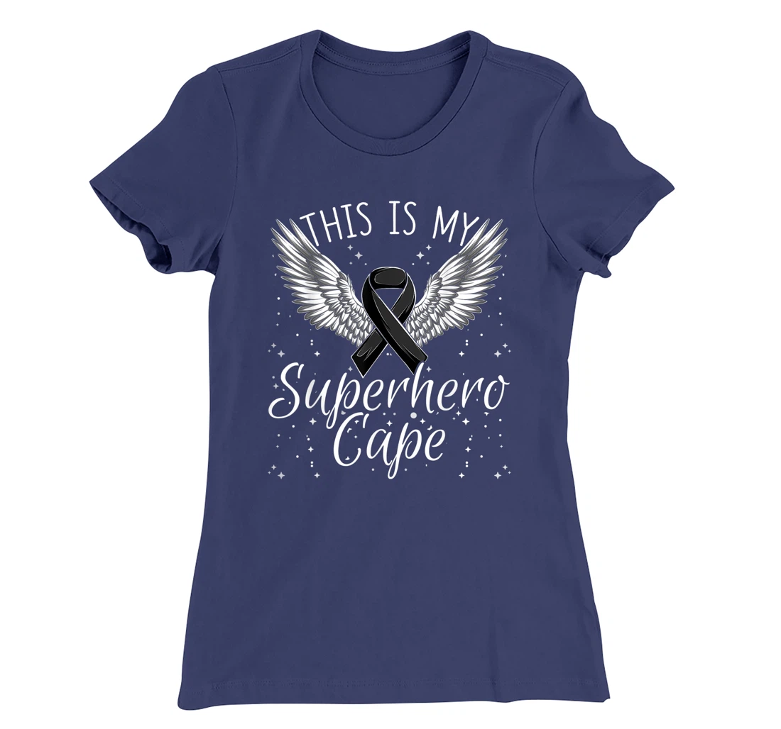 Skin Cancer Awareness This Is My Superhero Cape T-Shirt, Women T-Shirt
