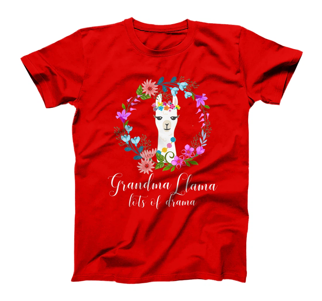 Cute Grandma Llama, Lots of Drama for Alpaca fans T-Shirt, Women T-Shirt