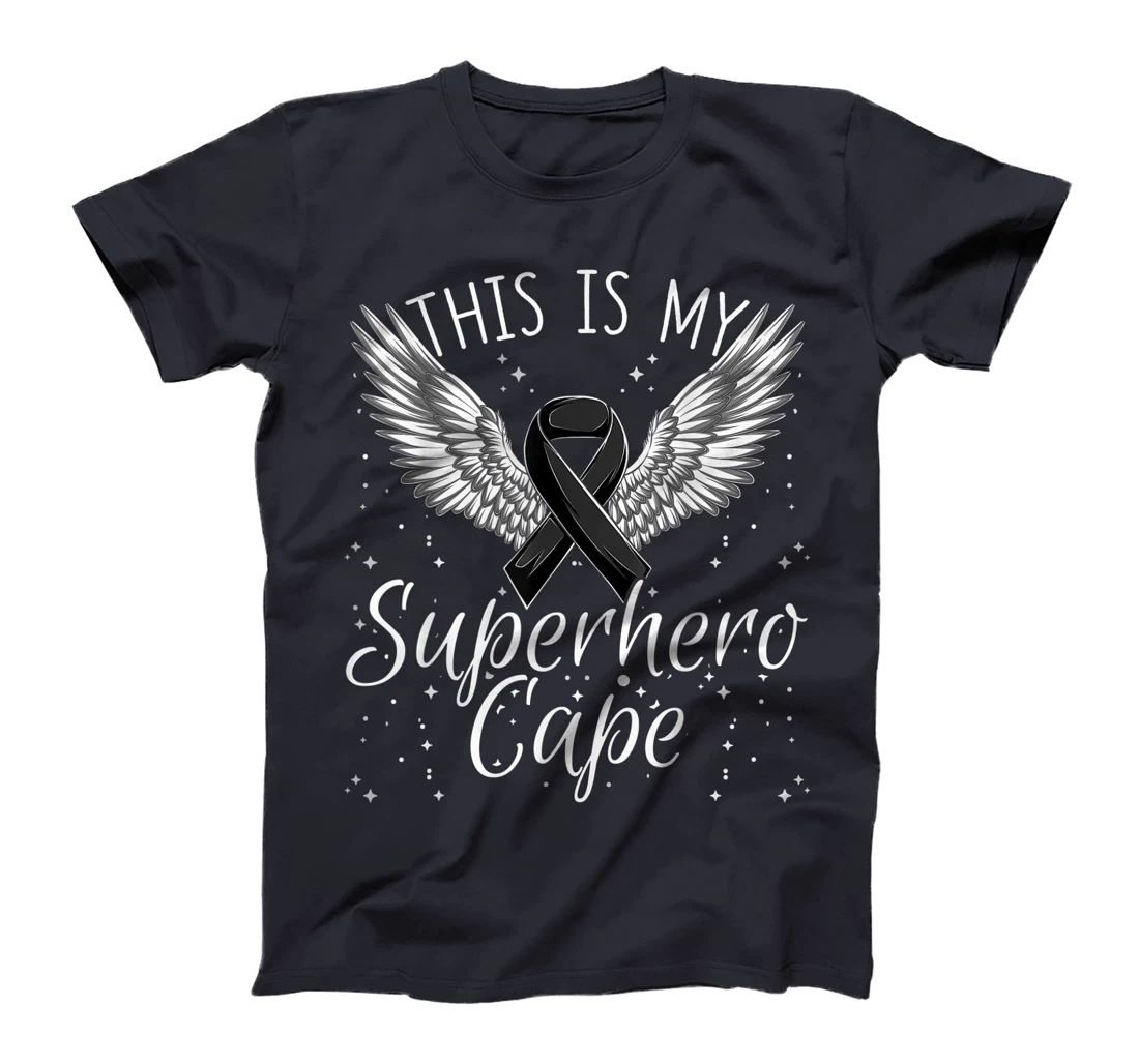 Skin Cancer Awareness This Is My Superhero Cape T-Shirt, Women T-Shirt