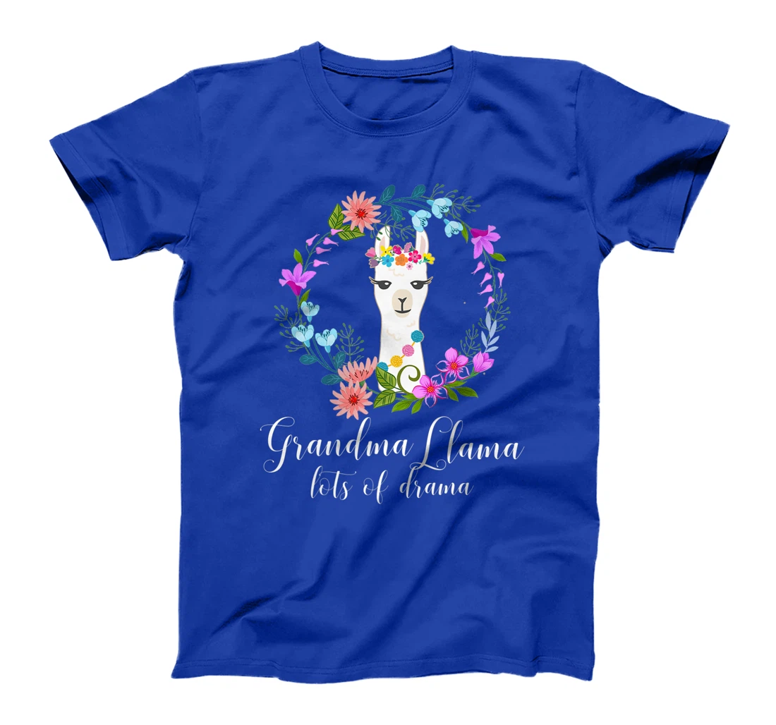 Cute Grandma Llama, Lots of Drama for Alpaca fans T-Shirt, Women T-Shirt