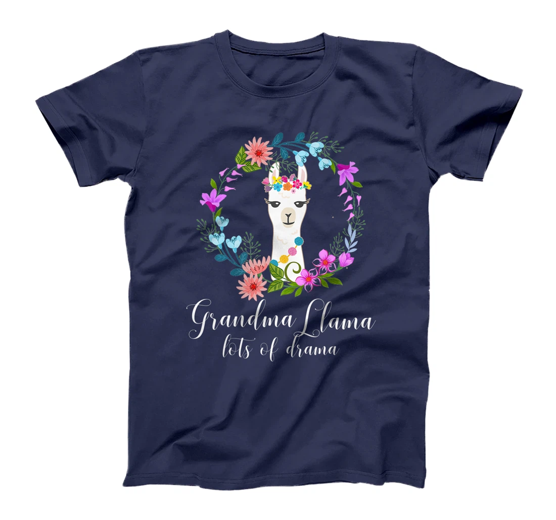 Cute Grandma Llama, Lots of Drama for Alpaca fans T-Shirt, Women T-Shirt