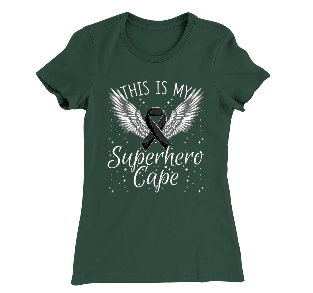 Skin Cancer Awareness This Is My Superhero Cape T-Shirt, Women T-Shirt
