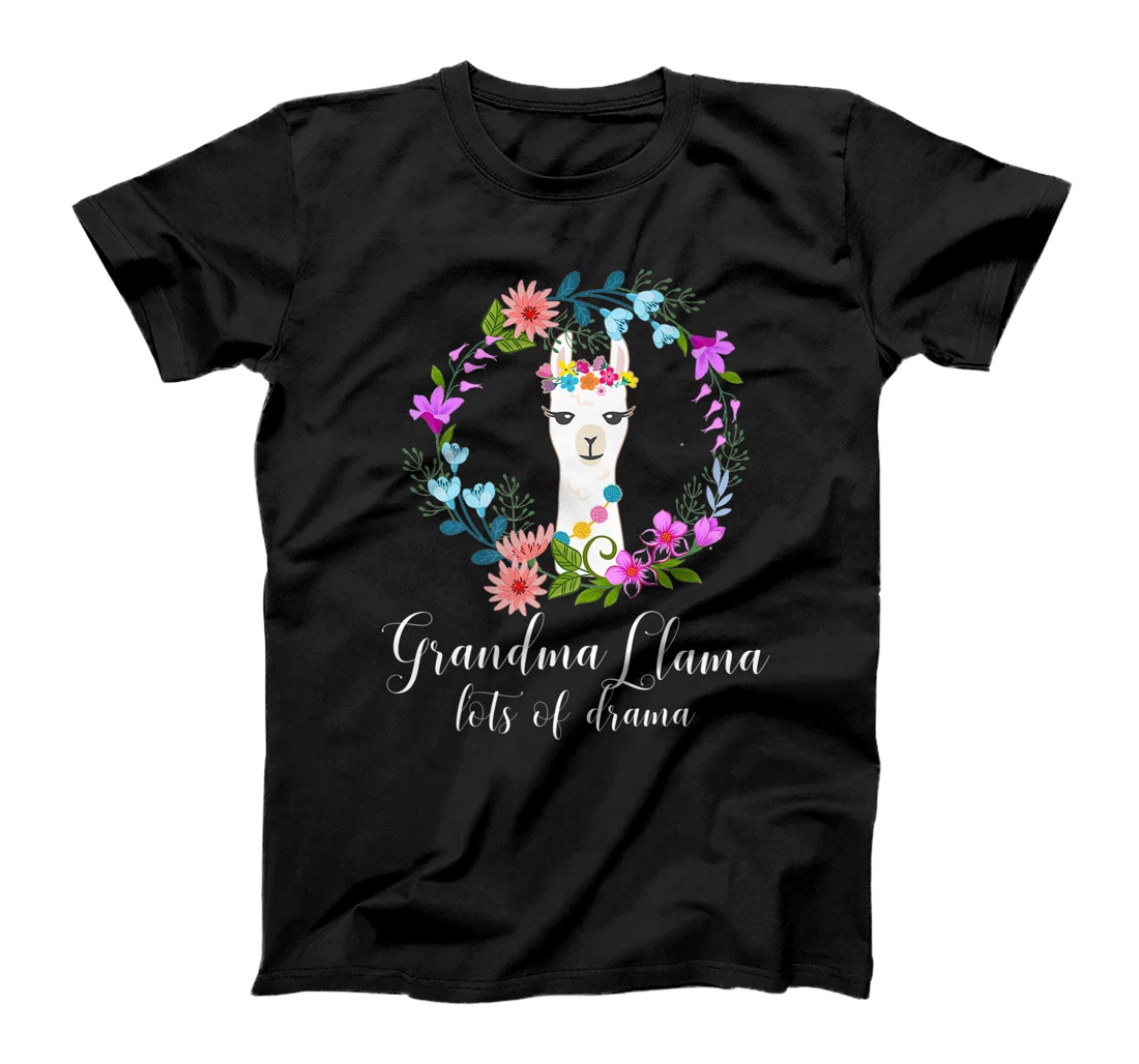 Cute Grandma Llama, Lots of Drama for Alpaca fans T-Shirt, Women T-Shirt