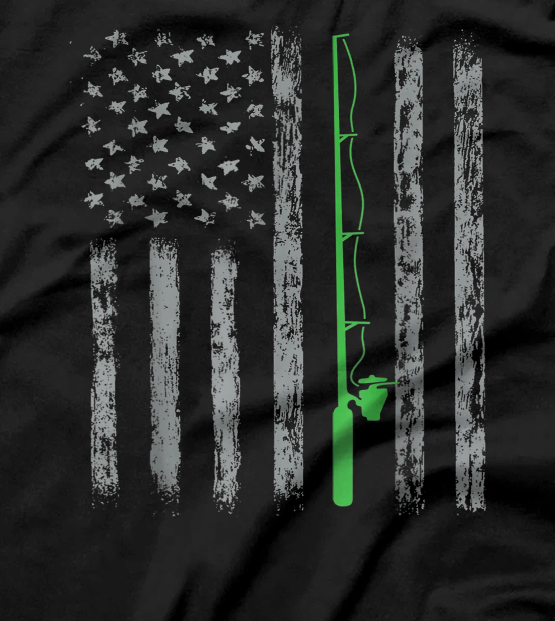 American Flag Fishing For men women boys girls T-Shirt, Kid T-Shirt and Women T-Shirt