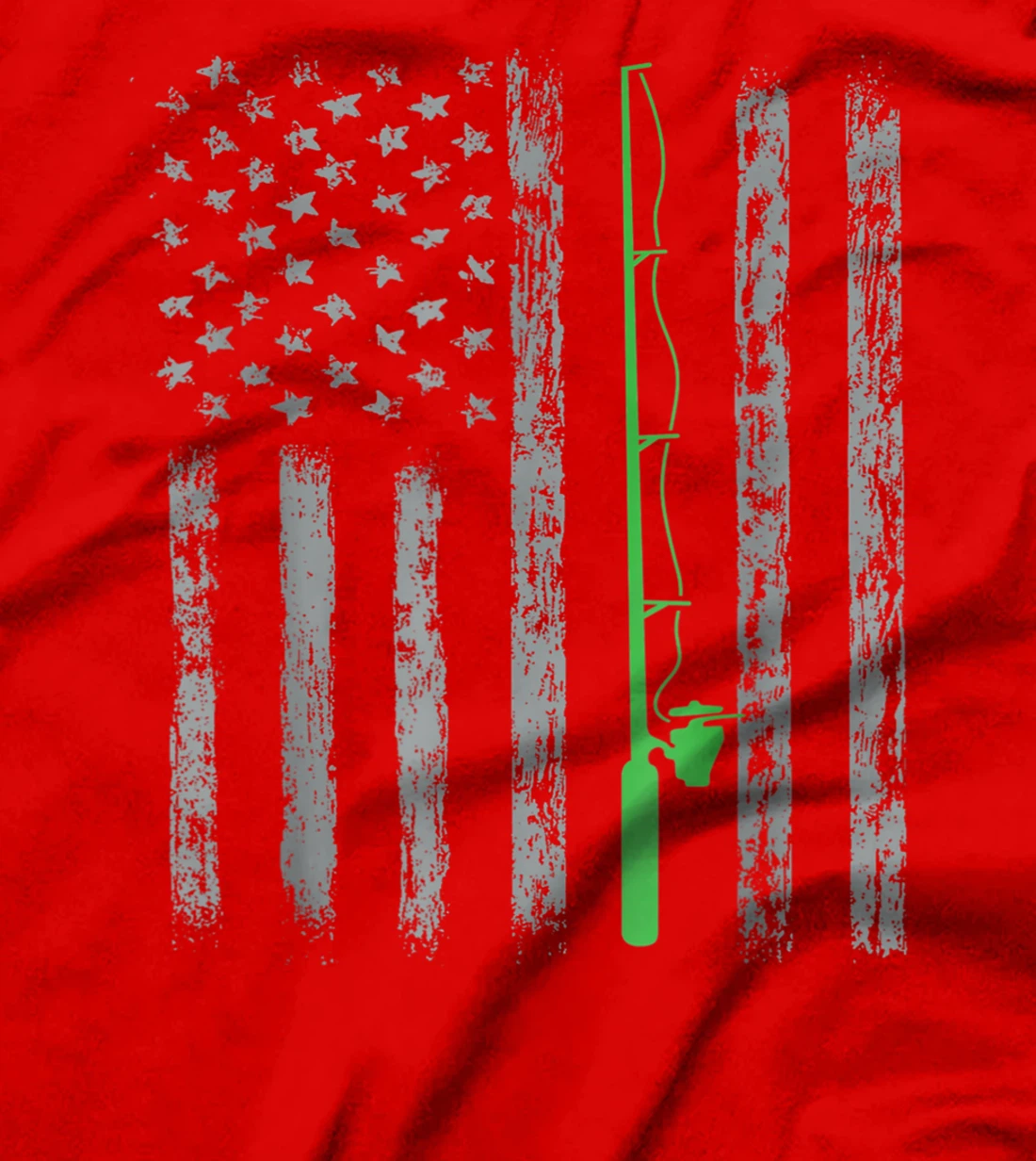 American Flag Fishing For men women boys girls T-Shirt, Kid T-Shirt and Women T-Shirt