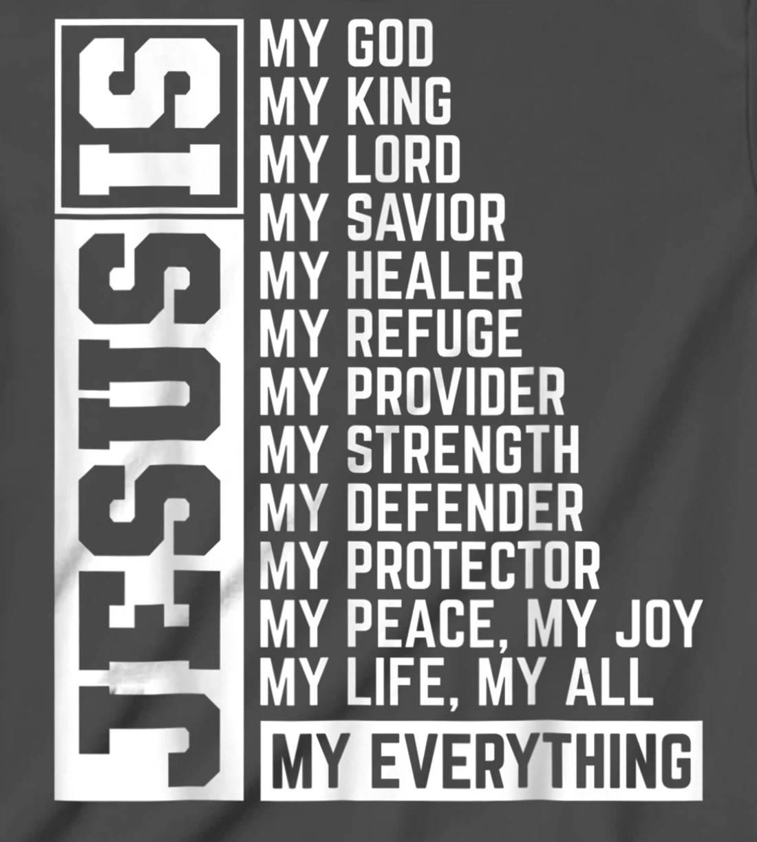 Faith Cross Christian Religious Jesus Lord Gift Jesus T-Shirt, Kid T-Shirt and Women T-Shirt