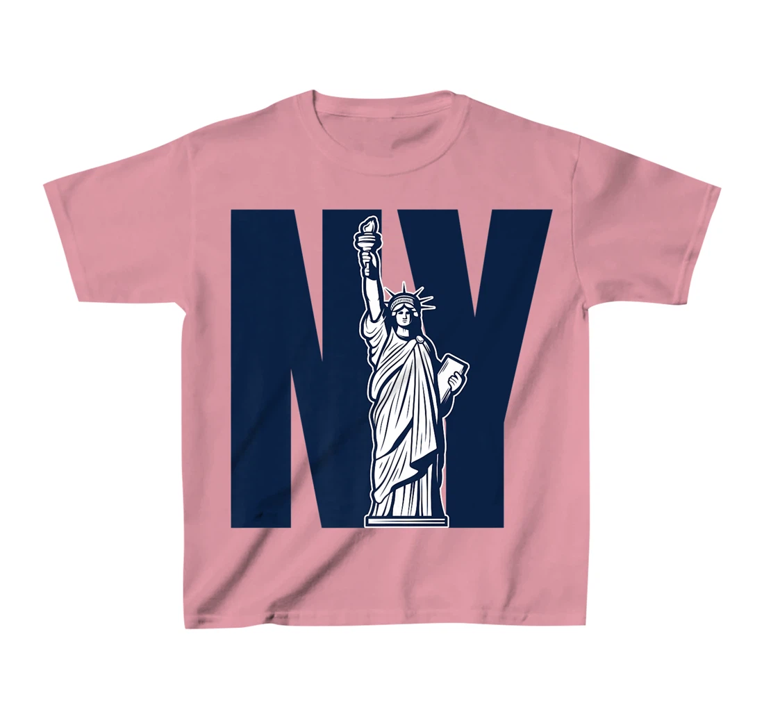New York City Tee Shirt NY Logo Statue Liberty Big Apple NYC T-Shirt, Kid T-Shirt and Women T-Shirt