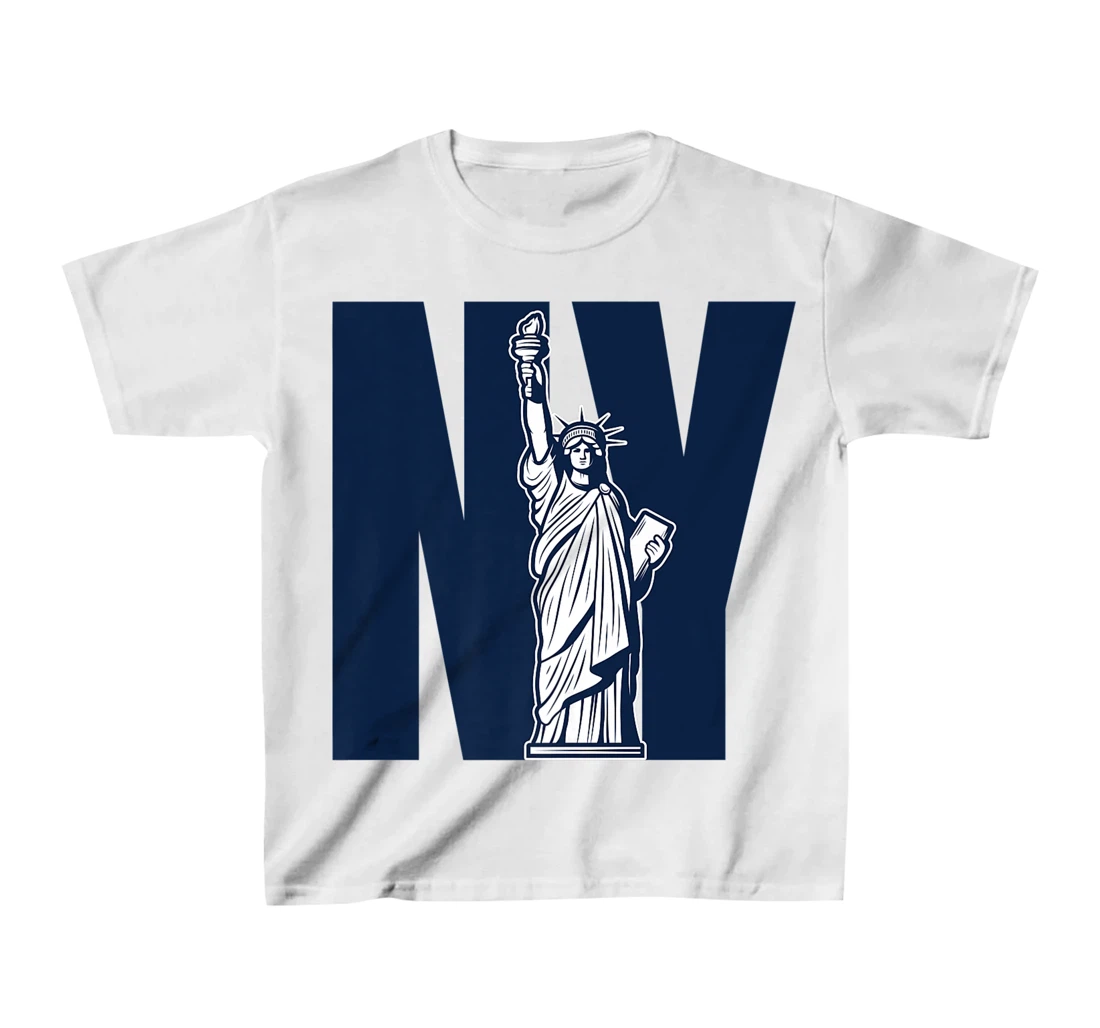 New York City Tee Shirt NY Logo Statue Liberty Big Apple NYC T-Shirt, Kid T-Shirt and Women T-Shirt