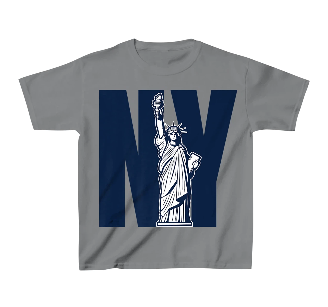 New York City Tee Shirt NY Logo Statue Liberty Big Apple NYC T-Shirt, Kid T-Shirt and Women T-Shirt