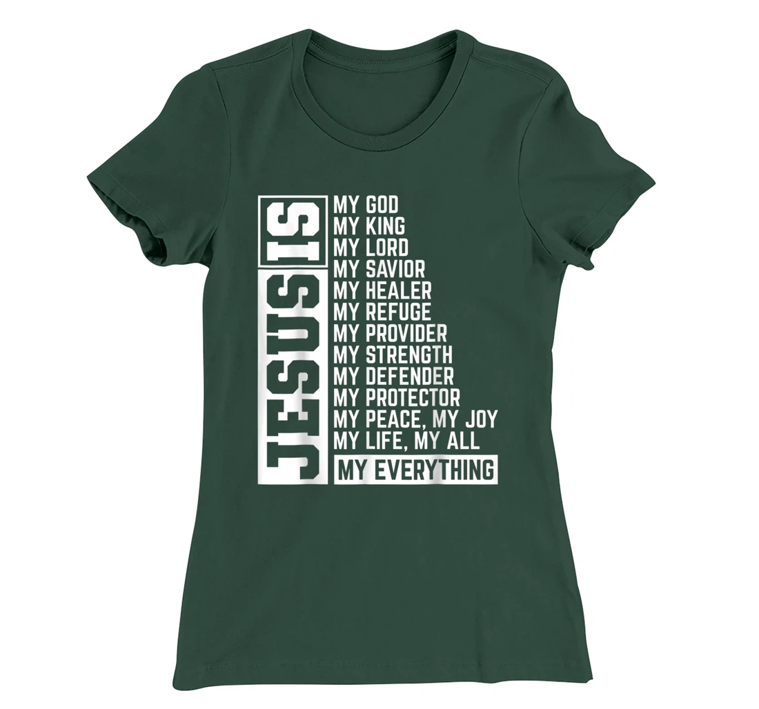 Faith Cross Christian Religious Jesus Lord Gift Jesus T-Shirt, Kid T-Shirt and Women T-Shirt