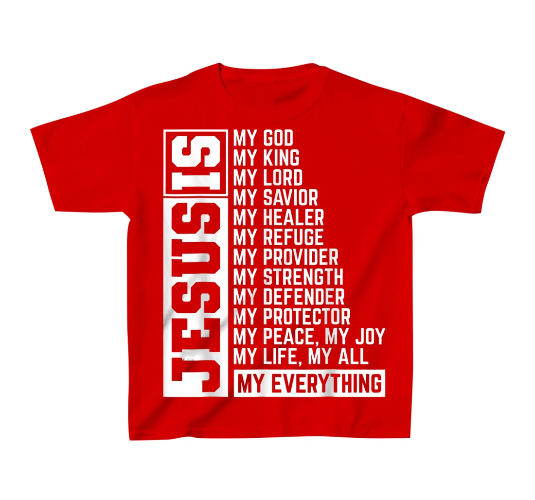 Faith Cross Christian Religious Jesus Lord Gift Jesus T-Shirt, Kid T-Shirt and Women T-Shirt