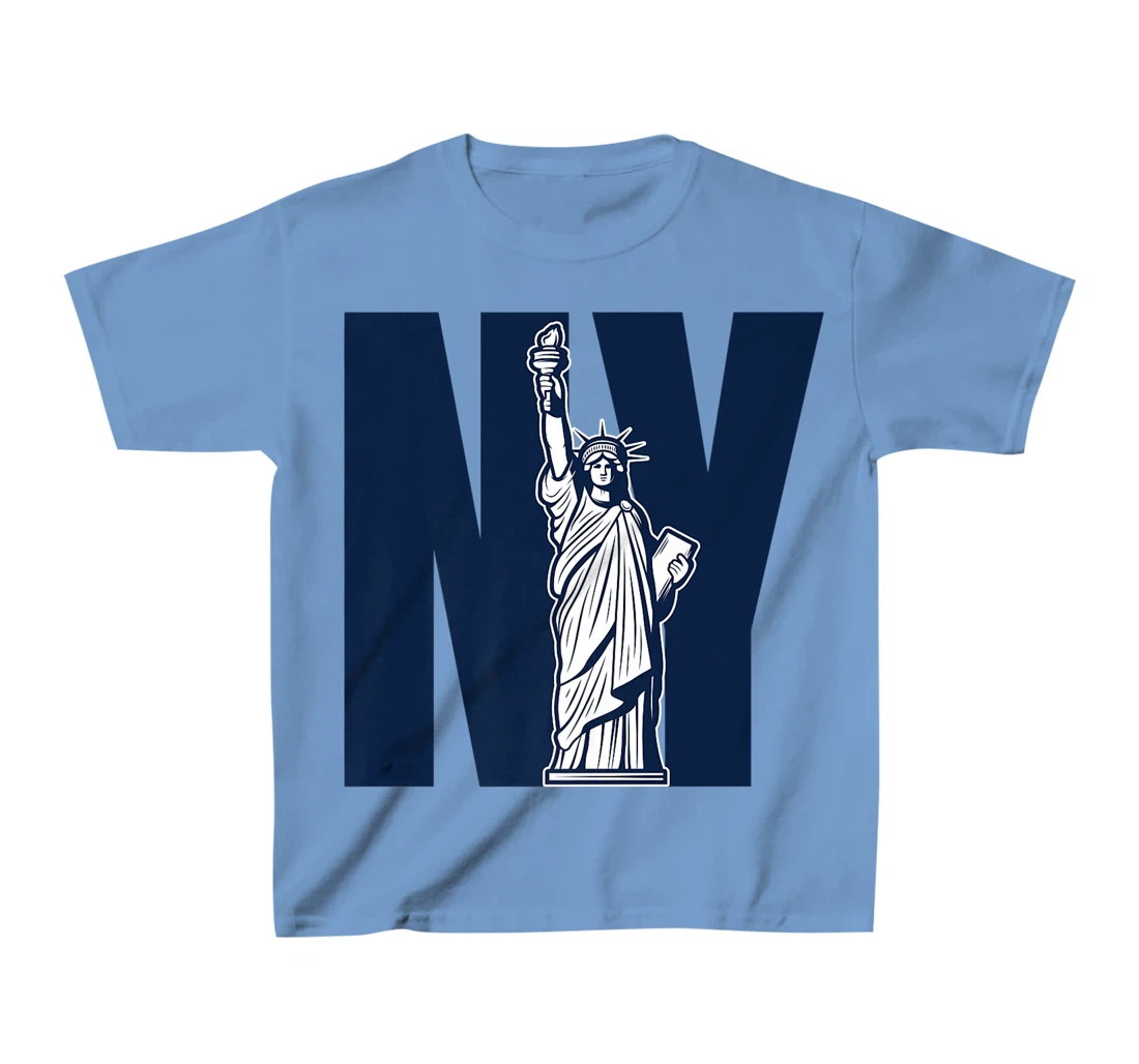 New York City Tee Shirt NY Logo Statue Liberty Big Apple NYC T-Shirt, Kid T-Shirt and Women T-Shirt