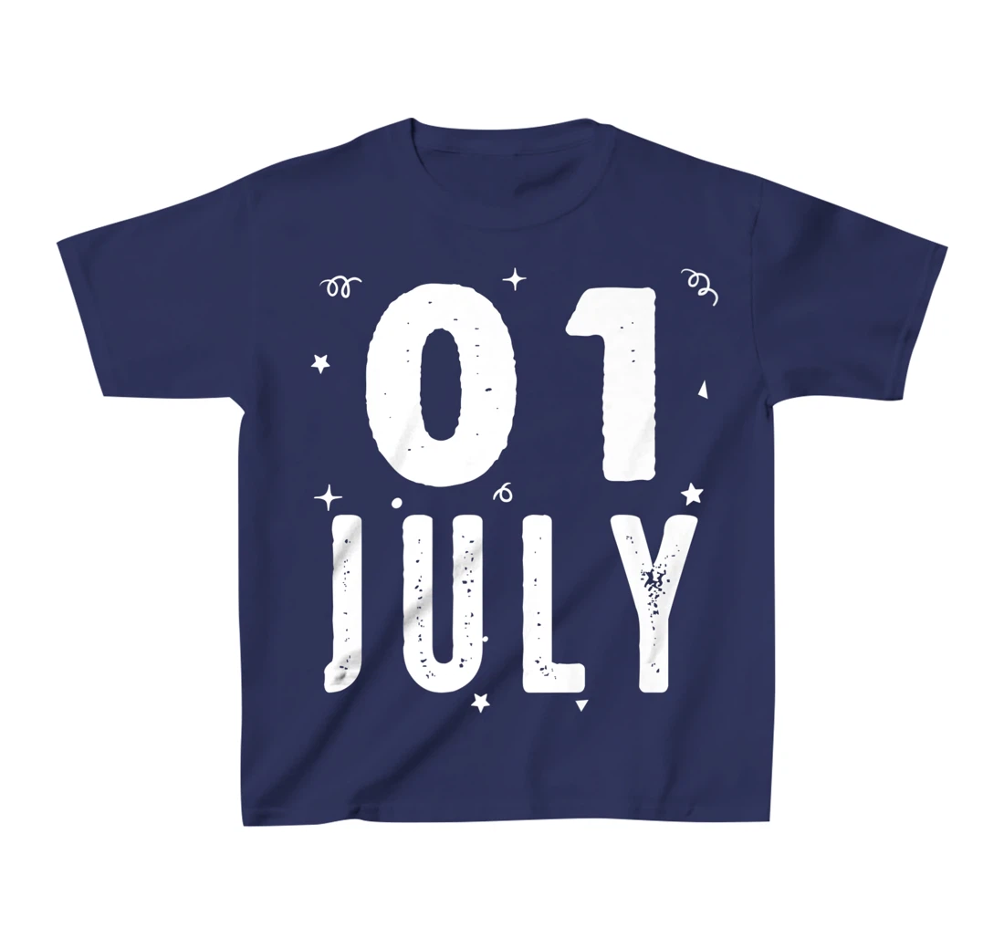 01 July Anniversary Party Special Occasions for Today T-Shirt, Kid T-Shirt and Women T-Shirt