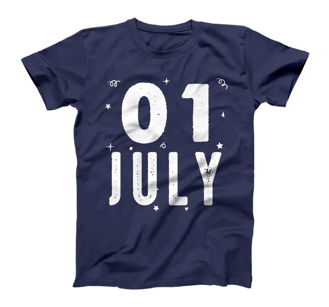 01 July Anniversary Party Special Occasions for Today T-Shirt, Kid T-Shirt and Women T-Shirt