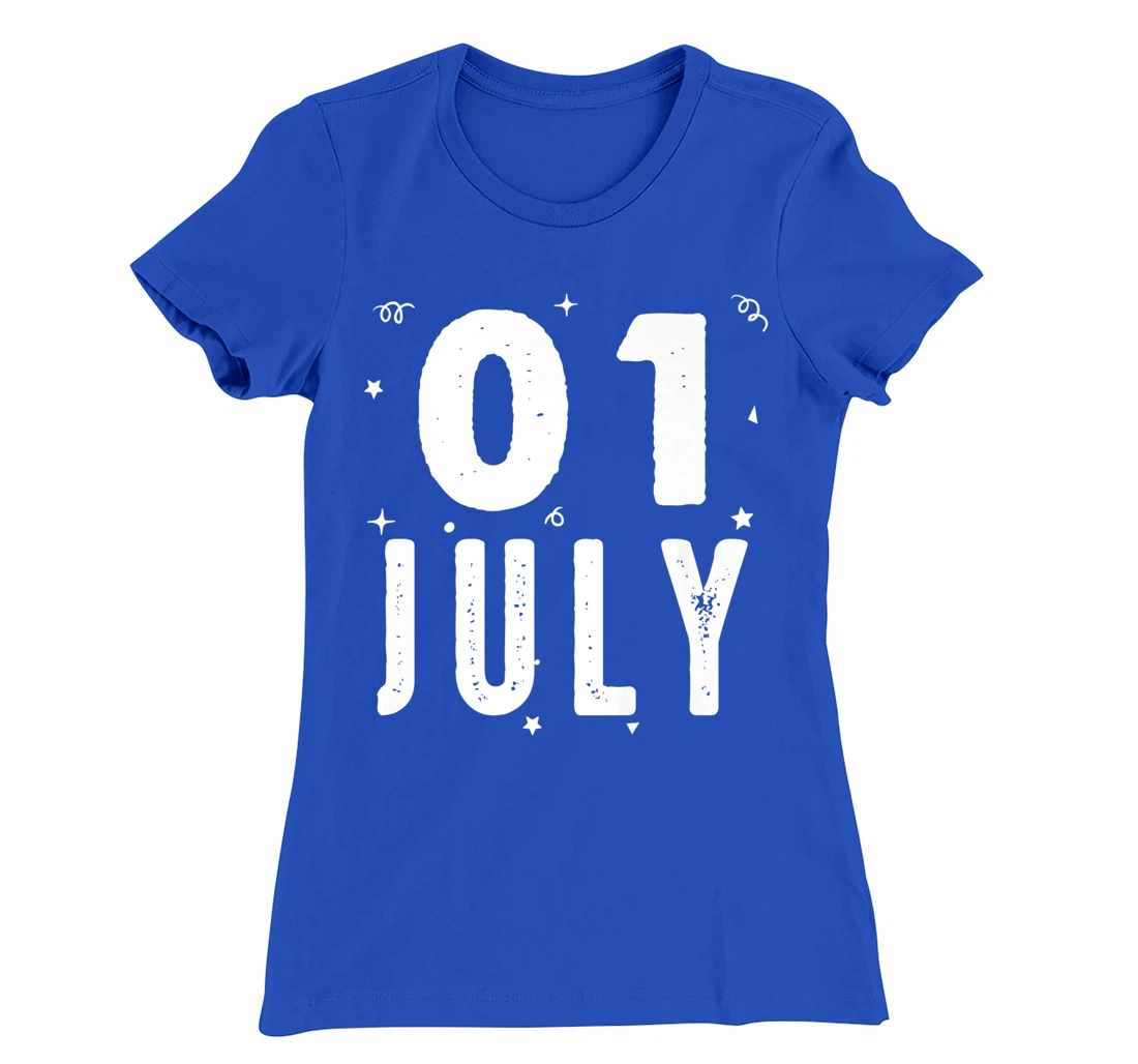 01 July Anniversary Party Special Occasions for Today T-Shirt, Kid T-Shirt and Women T-Shirt