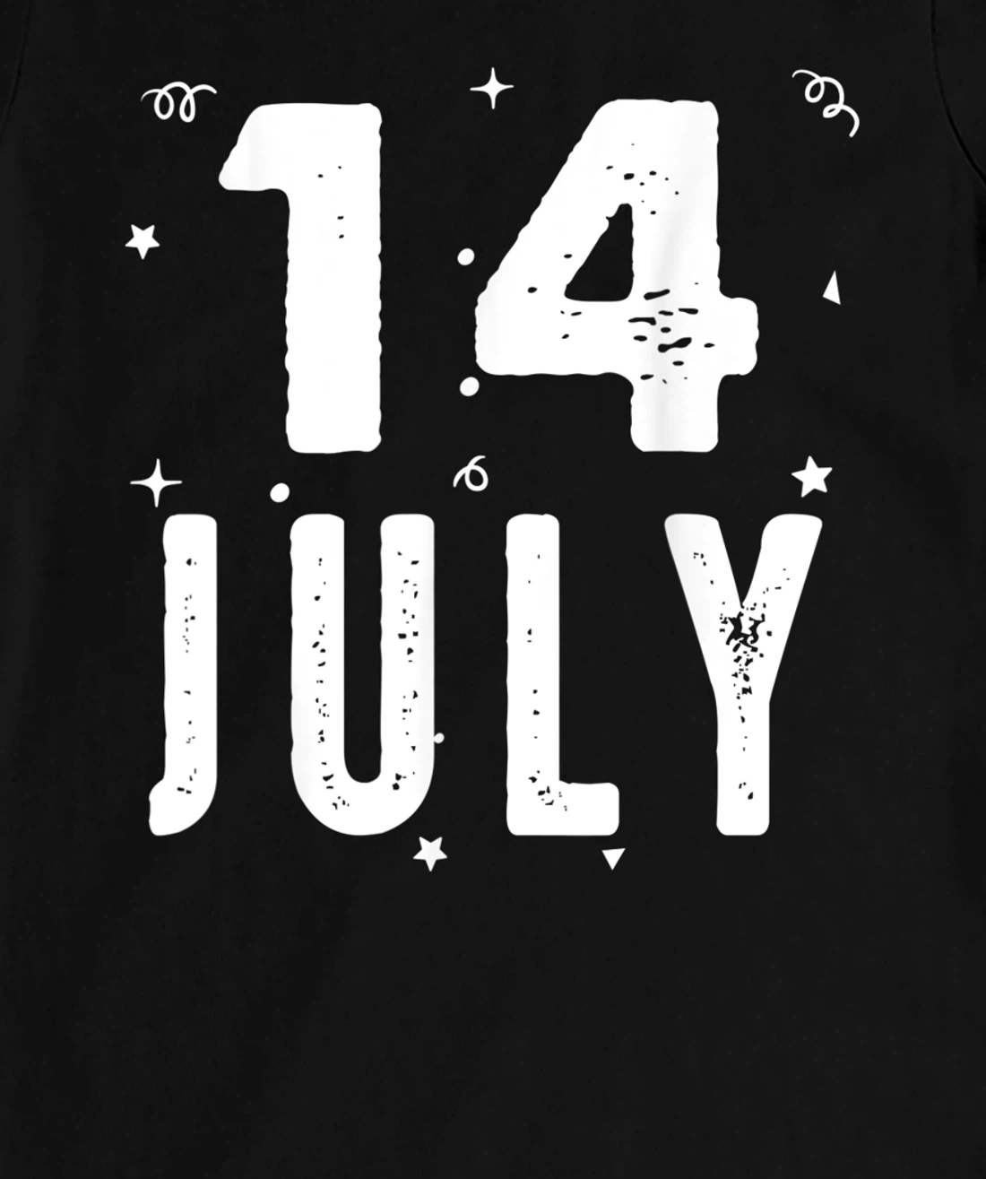 14 July Anniversary Party Special Occasions for Today T-Shirt, Kid T-Shirt and Women T-Shirt