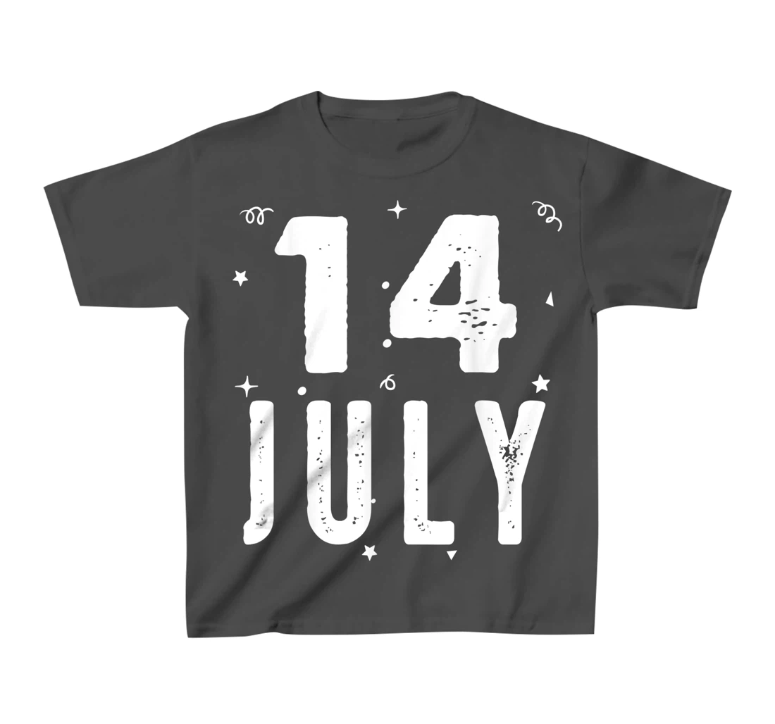 14 July Anniversary Party Special Occasions for Today T-Shirt, Kid T-Shirt and Women T-Shirt