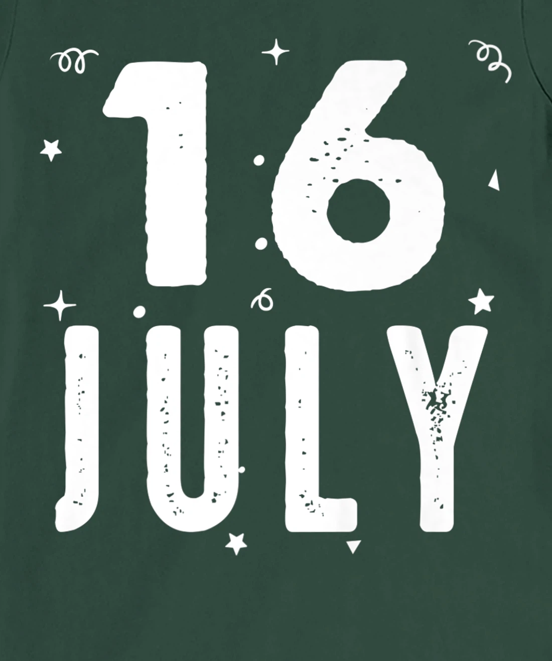 16 July Anniversary Party Special Occasions for Today T-Shirt, Kid T-Shirt and Women T-Shirt