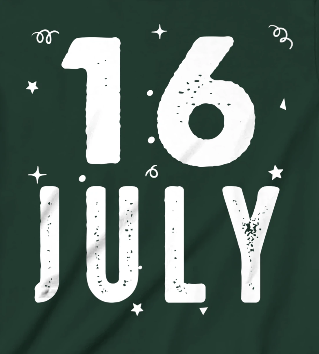 16 July Anniversary Party Special Occasions for Today T-Shirt, Kid T-Shirt and Women T-Shirt