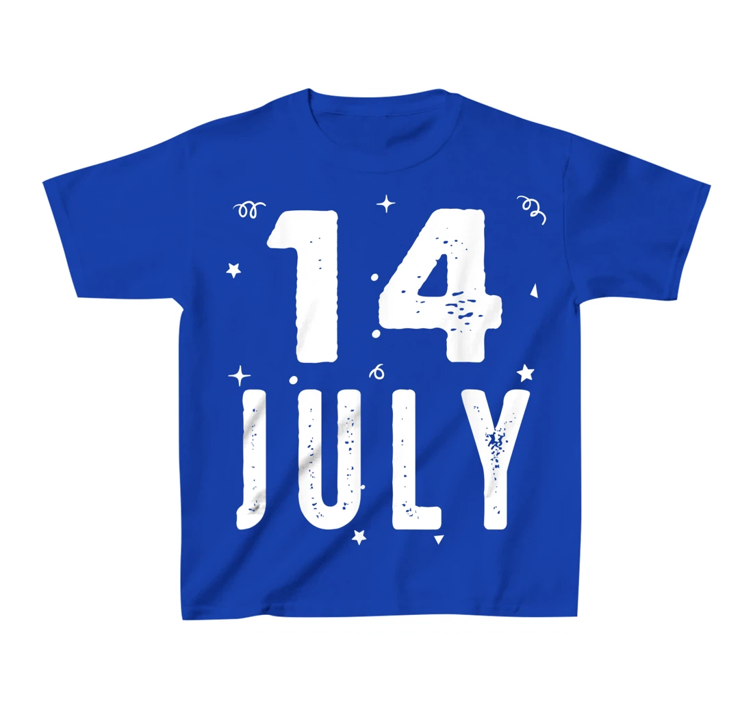 14 July Anniversary Party Special Occasions for Today T-Shirt, Kid T-Shirt and Women T-Shirt