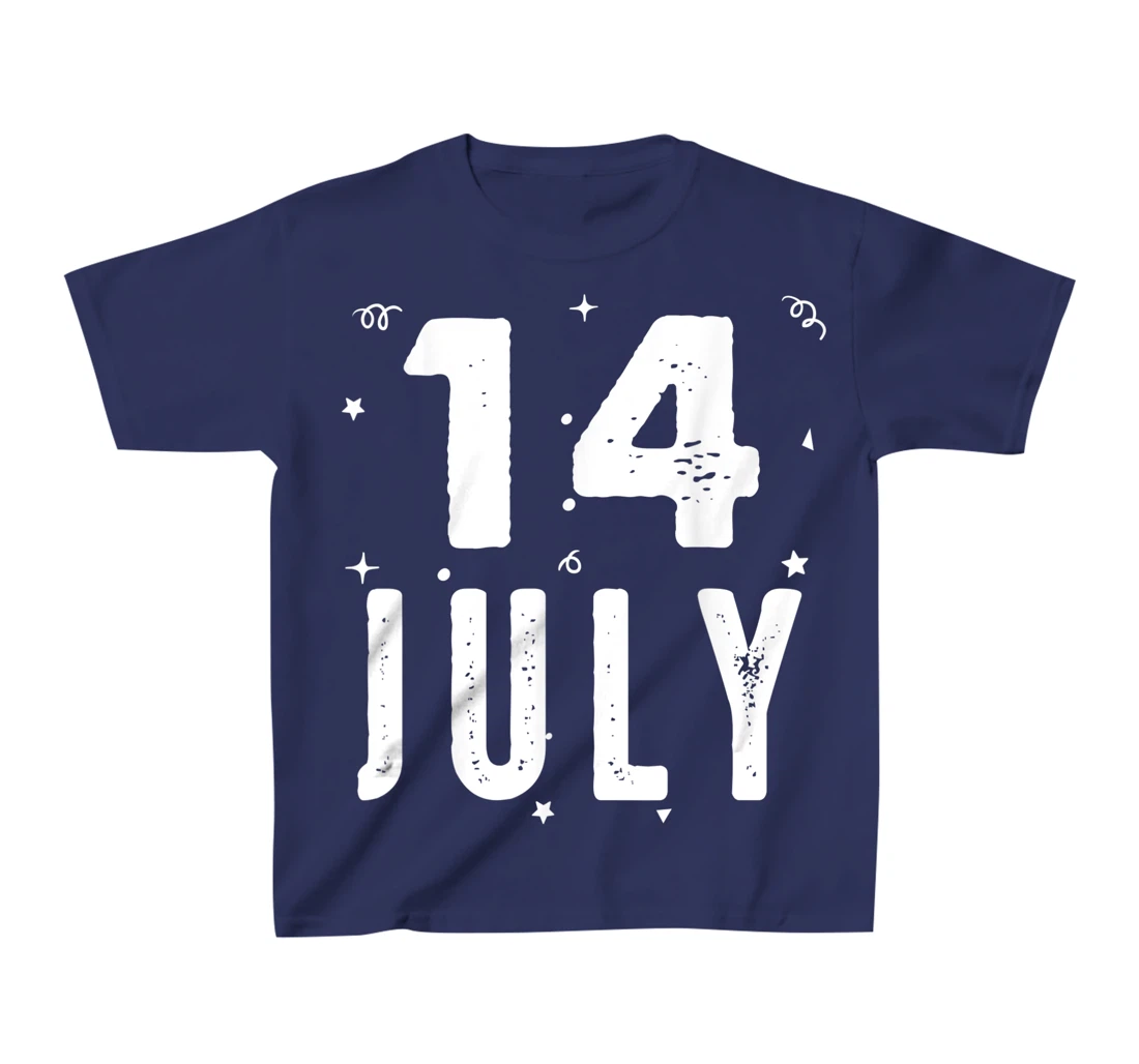 14 July Anniversary Party Special Occasions for Today T-Shirt, Kid T-Shirt and Women T-Shirt