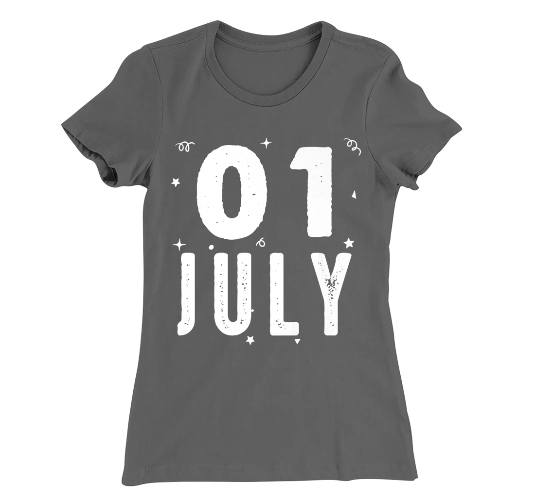 01 July Anniversary Party Special Occasions for Today T-Shirt, Kid T-Shirt and Women T-Shirt