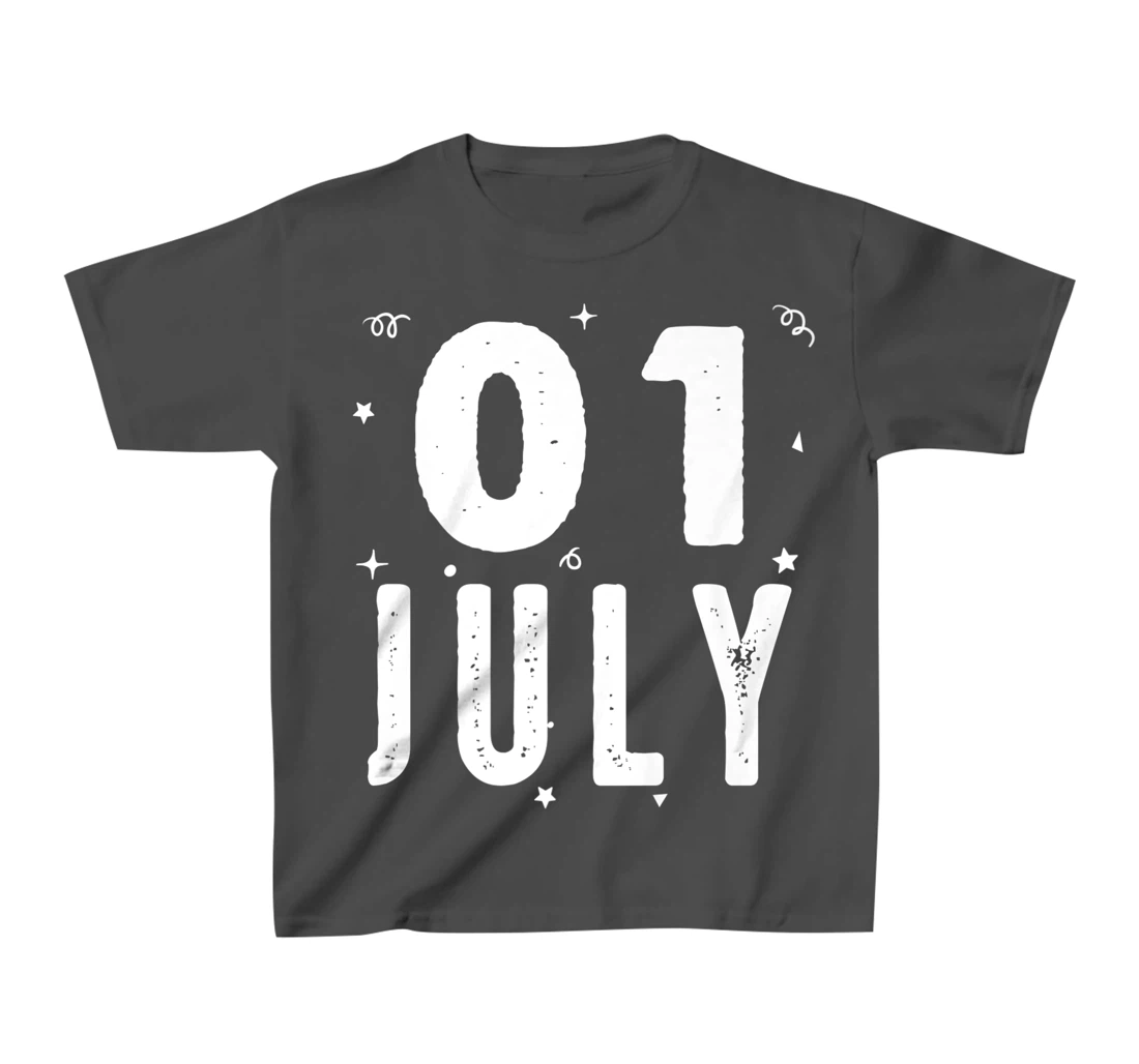 01 July Anniversary Party Special Occasions for Today T-Shirt, Kid T-Shirt and Women T-Shirt