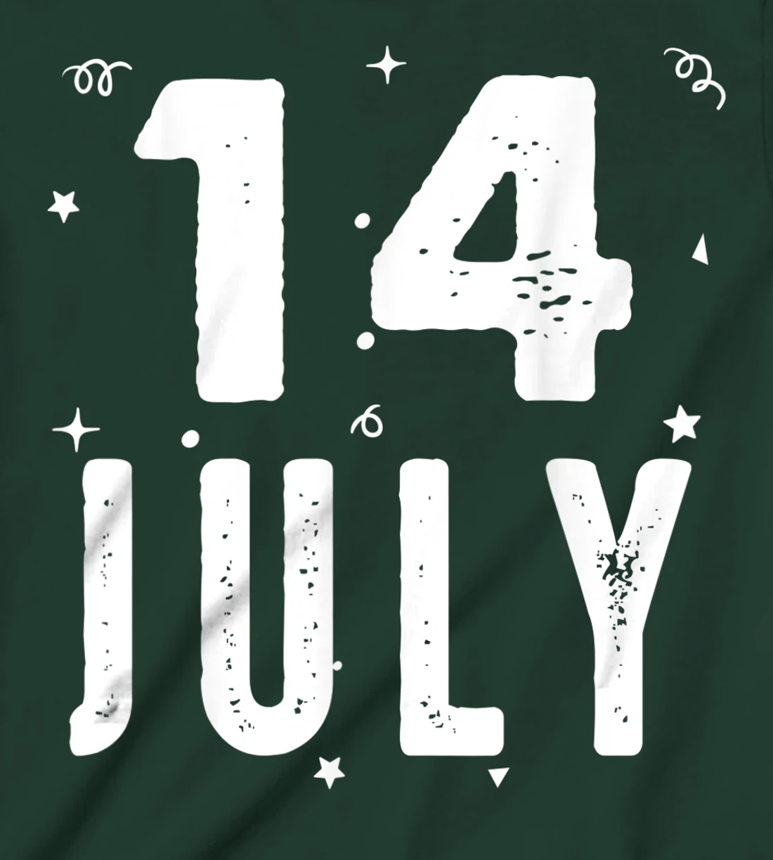 14 July Anniversary Party Special Occasions for Today T-Shirt, Kid T-Shirt and Women T-Shirt