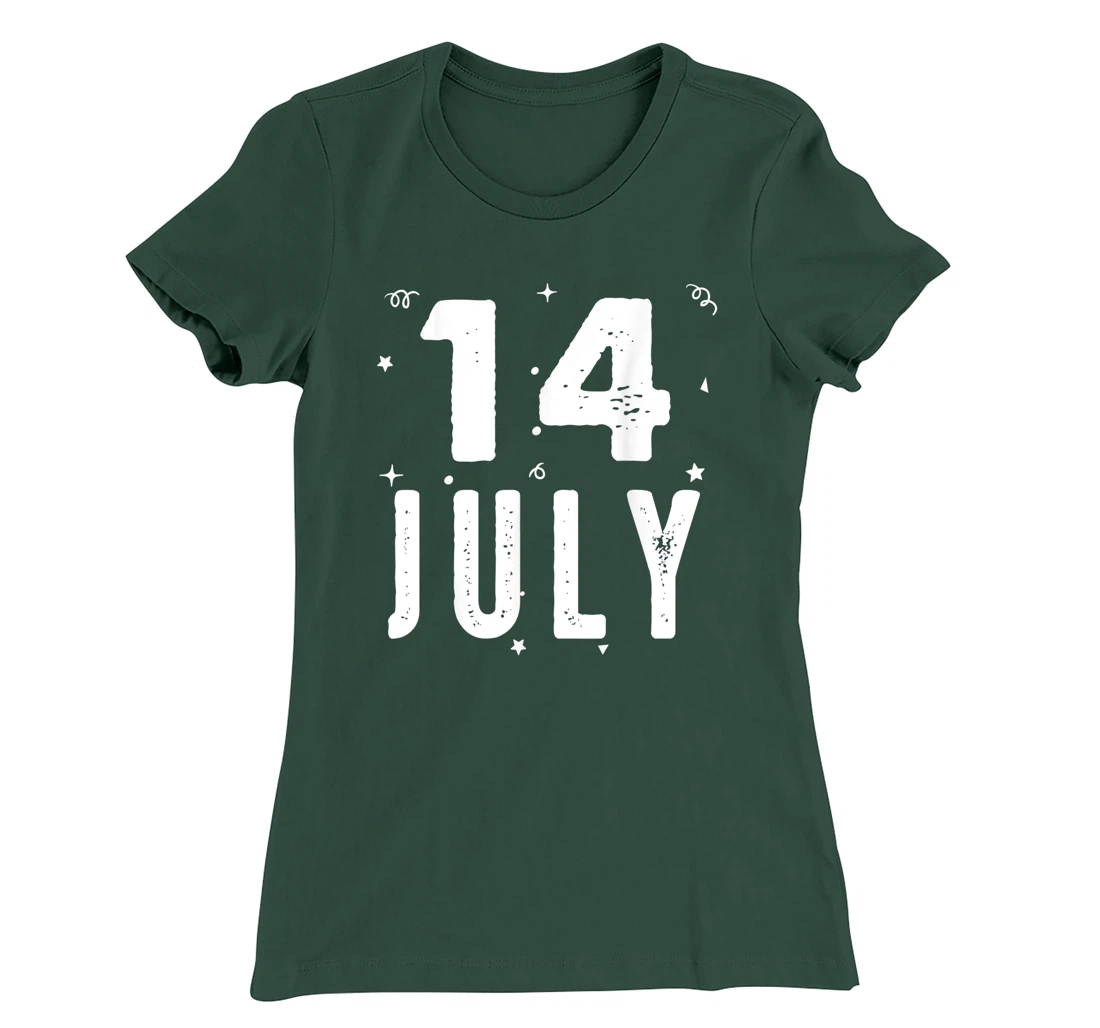 14 July Anniversary Party Special Occasions for Today T-Shirt, Kid T-Shirt and Women T-Shirt