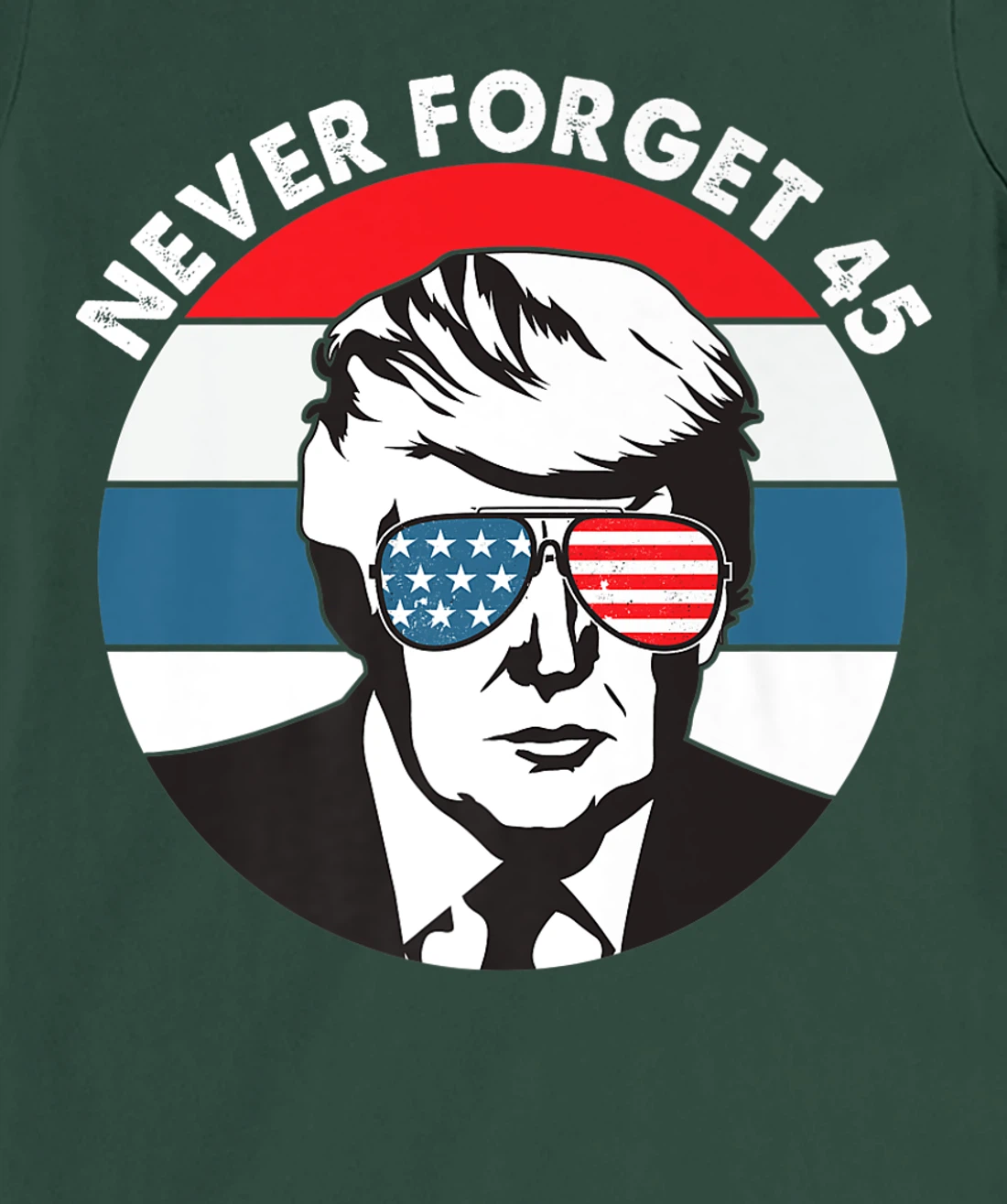 Donald Trump Never Forget 2016 Conservative Men Women Retro T-Shirt, Women T-Shirt